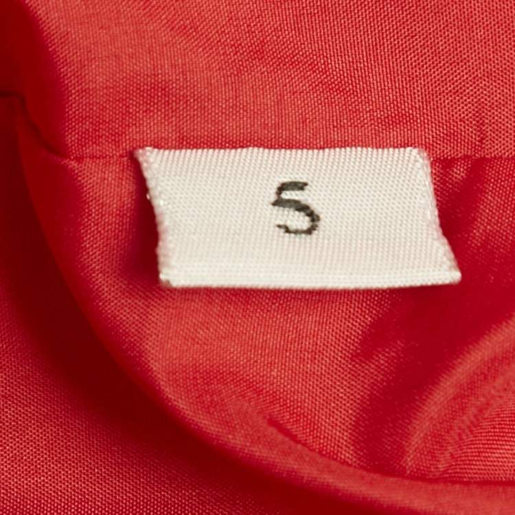 Pre Owned Dolce & Gabbana Blue/Red Plaid Wool and Synthetic Detachable Down Coat 5 Yrs