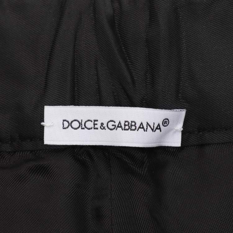 مملوكة مسبقًا Dolce & Gabbana Gold Jacquard Fabric Pants 7-8 Yrs