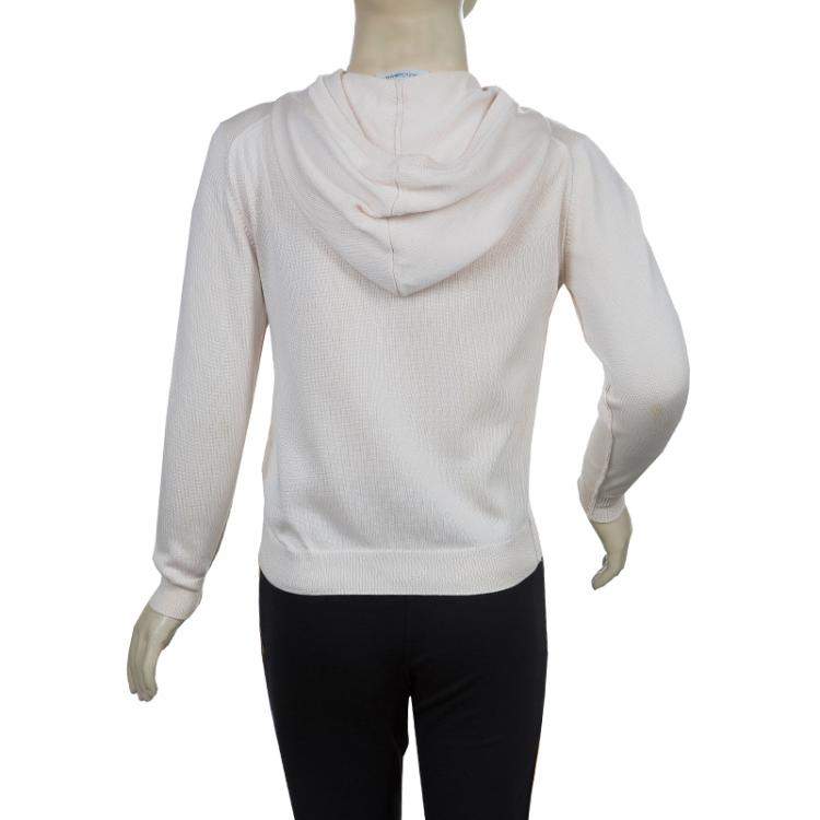 Pre Owned Dolce & Gabbana Beige Hooded Cardigan 4 Yrs