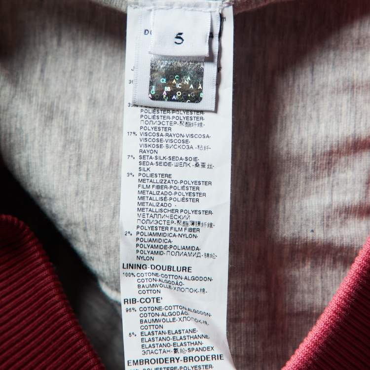 Pre Owned Dolce & Gabbana Multicolor Brocade Patchwork Jumper 5 Yrs