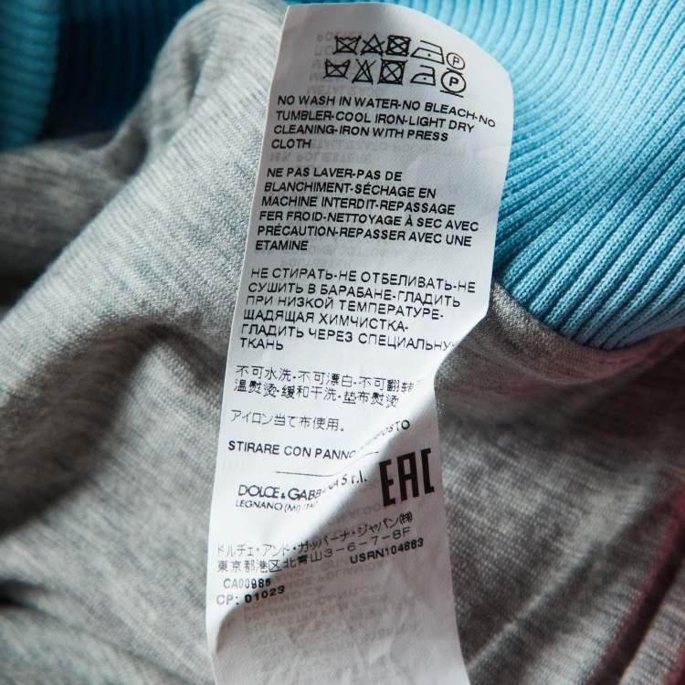 Pre Owned Dolce & Gabbana Multicolor Brocade Patchwork Jumper 5 Yrs