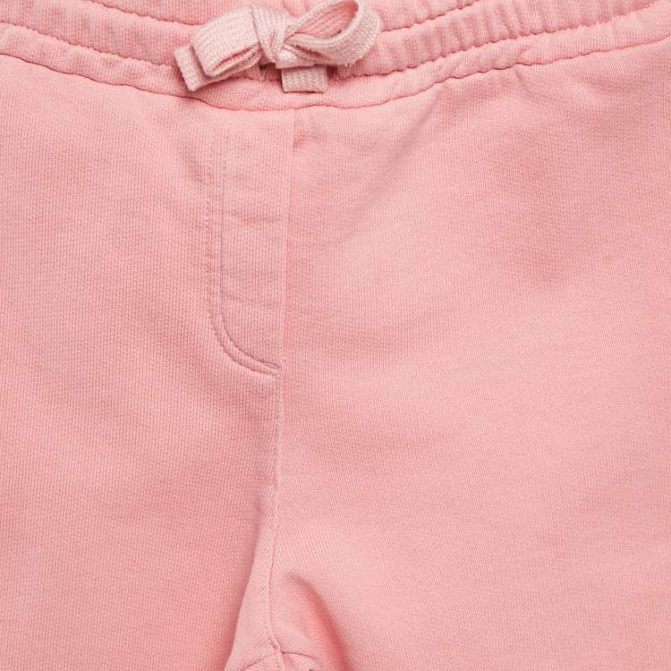 مملوكة مسبقًا Dolce & Gabbana Kids Pink Cotton Knit Trackpants 18-24 M