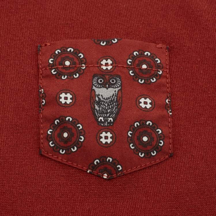 Pre Owned Dolce & Gabbana Kids Maroon Owl Print Cotton Romper 3-6 Months 