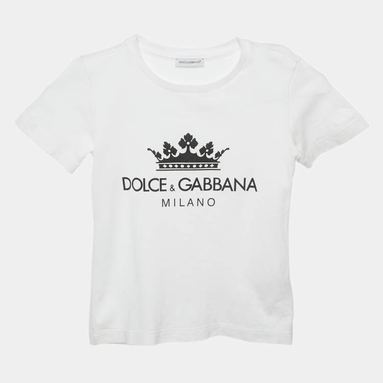 Pre Owned Dolce & Gabbana Kids Black Floral Print Cotton 3 Piece Set 4/6 Yrs