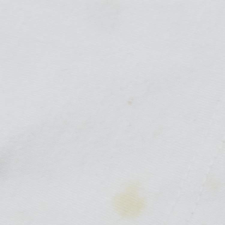 Pre Owned D&G Junior White Logo Print Cotton Full Sleeve T-Shirt 5Y