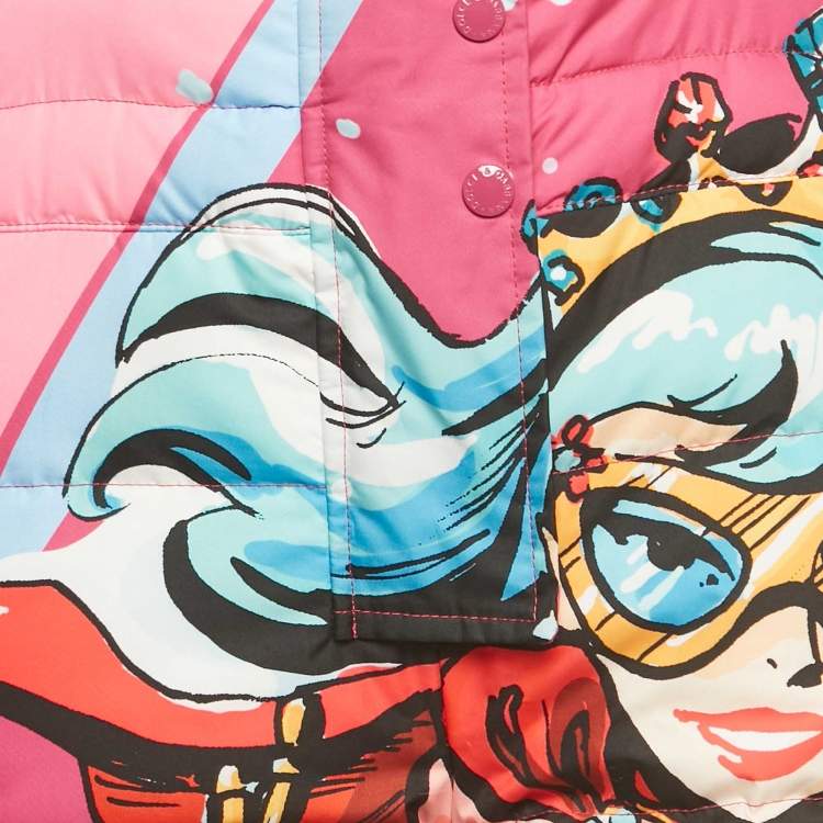 Pre Owned Dolce & Gabbana Kids Pink Synthetic Down Ski Jumpsuit 11/12Yrs