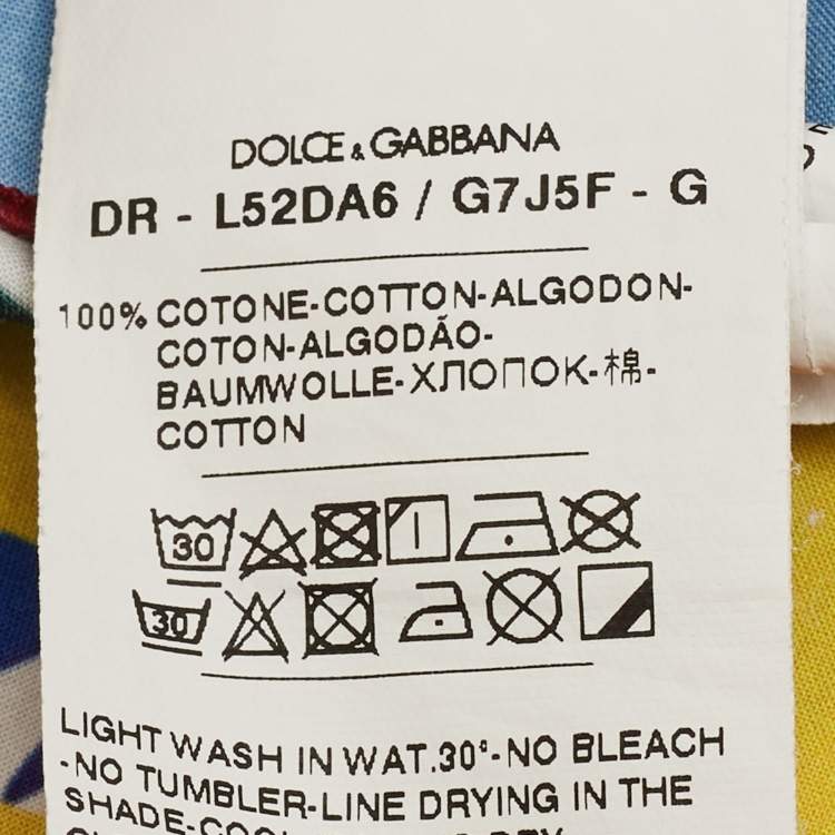 مملوكة مسبقًا ```json
{"name_ar": "فستان دولتشي آند غابانا للأطفال قطني متعدد الألوان مطبوع 5 سنوات"}
```