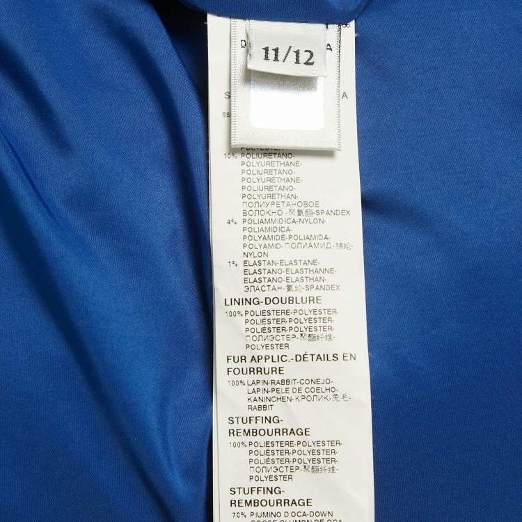 مملوكة مسبقًا Dolce & Gabbana Pink Printed Synthetic Fur Trim Down Jacket Size11/12Yrs