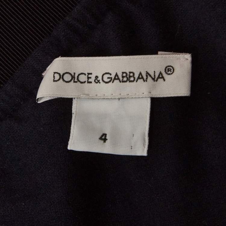 Pre Owned Dolce & Gabbana Kids Red Houndstooth Tulle Skirt 4Yrs