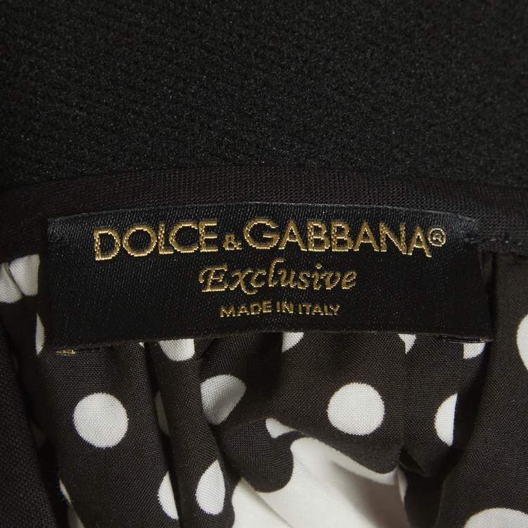 Pre Owned Dolce & Gabbana Exclusive Kids Capri Print Cotton Midi Skirt 9/10 Yrs