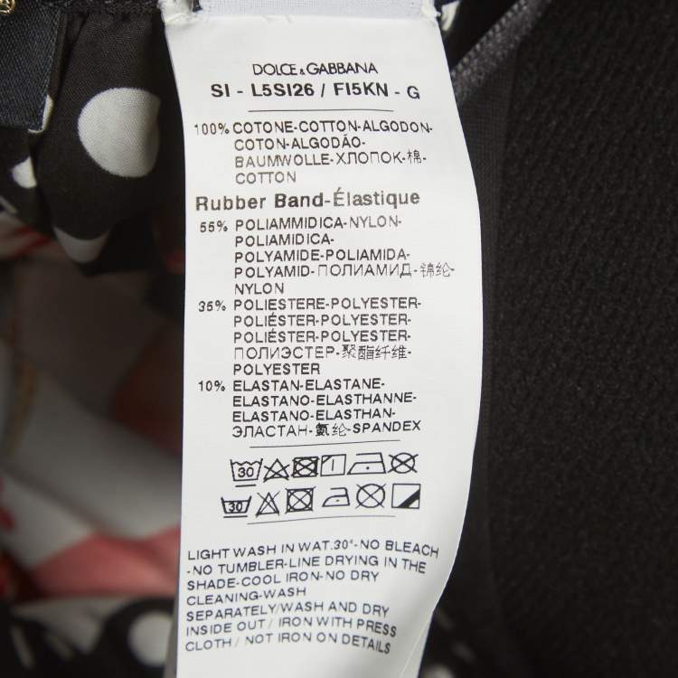 Pre Owned Dolce & Gabbana Exclusive Kids Capri Print Cotton Midi Skirt 9/10 Yrs