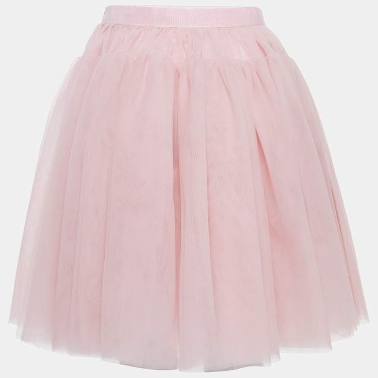 Pre Owned Dolce & Gabbana Pink Tulle Skirt (11-12 Yrs)