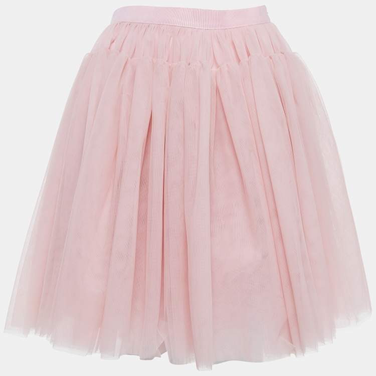 Pre Owned Dolce & Gabbana Pink Tulle Skirt (11-12 Yrs)