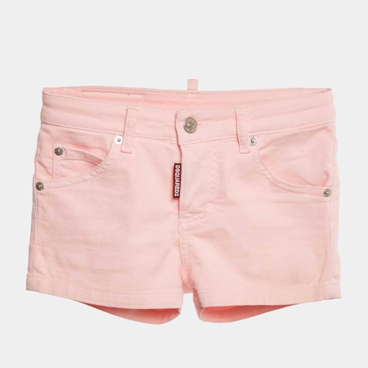 Pre Owned Dsquared2 Kids Pink Denim Junior Mädchen Shorts 8Yrs 
