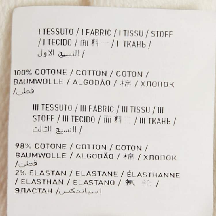 Pre Owned Elisabetta Franchi Kids White Foil Logo Print Cotton Cropped Hoodie 12+ Yrs