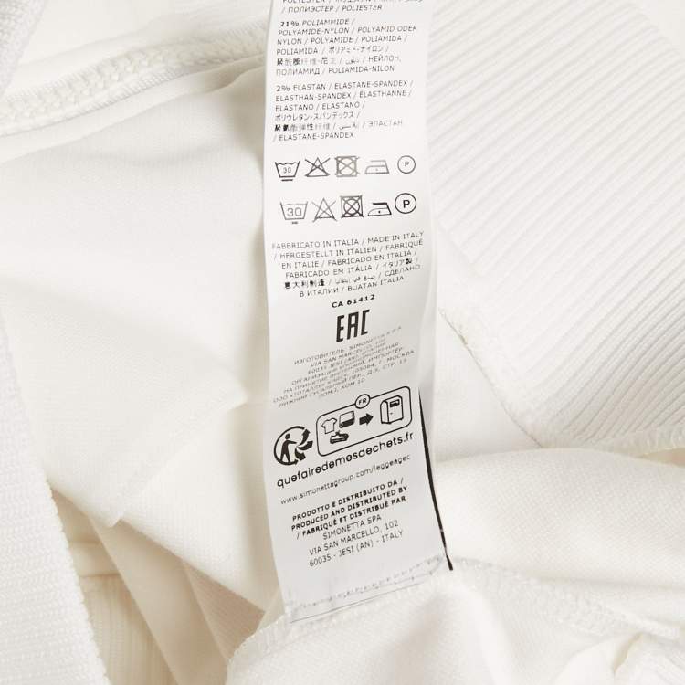 Pre Owned Emilio Pucci Kids White Iris Print Jersey Zip -Up Sweatshirt 12 Yrs