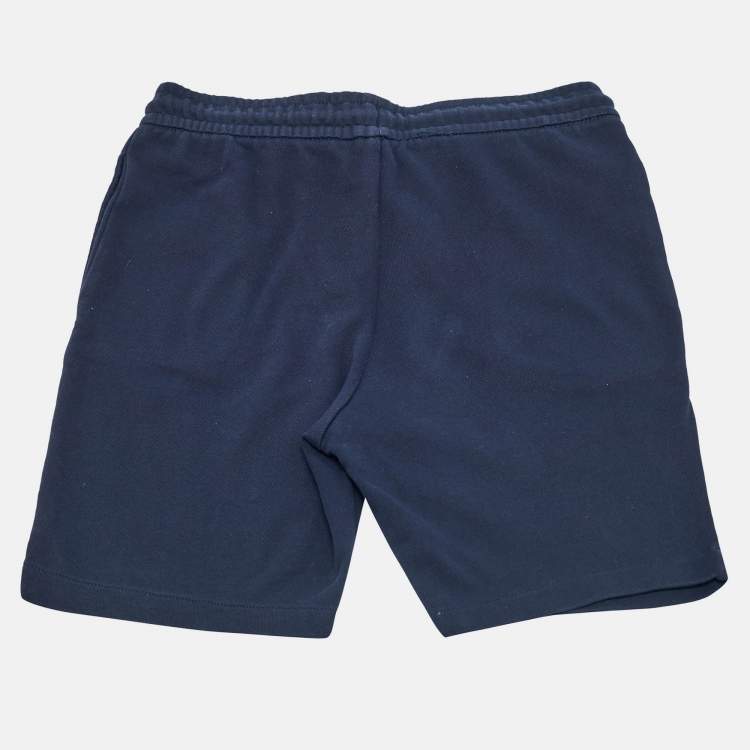 Pre Owned Emporio Armani Kids Navy Blue Cotton Shorts 10 Yrs