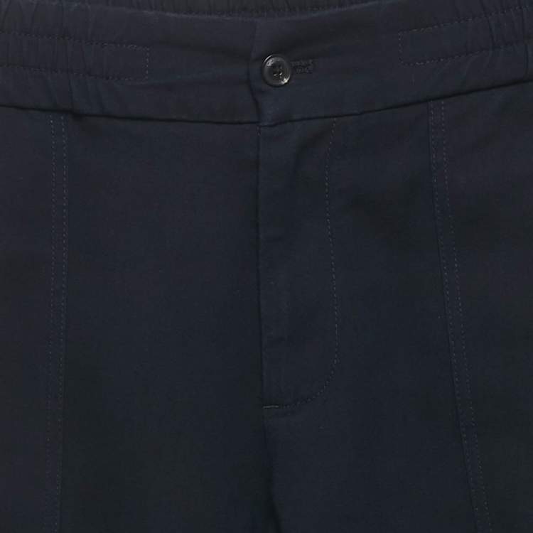 مملوكة مسبقًا Emporio Armani Navy Blue Crepe Blend Trousers 12Yrs