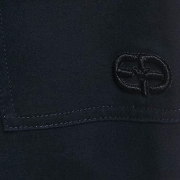 مملوكة مسبقًا Emporio Armani Navy Blue Crepe Blend Trousers 12Yrs