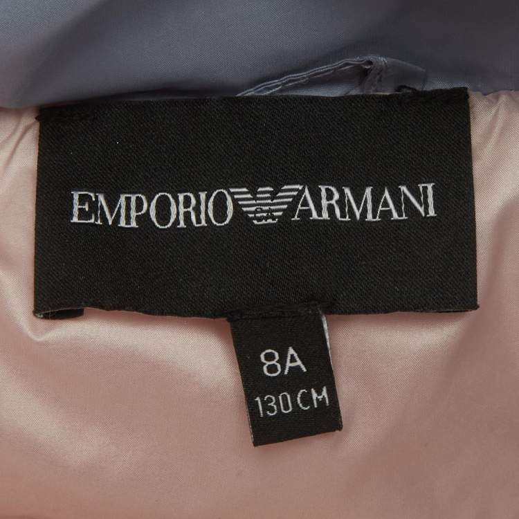 Pre Owned Emporio Armani Multicolour Nylon Puffer jacket 8Yrs