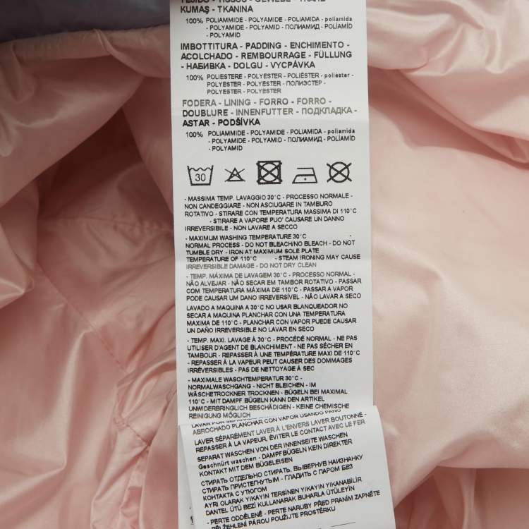 Pre Owned Emporio Armani Multicolour Nylon Puffer jacket 8Yrs