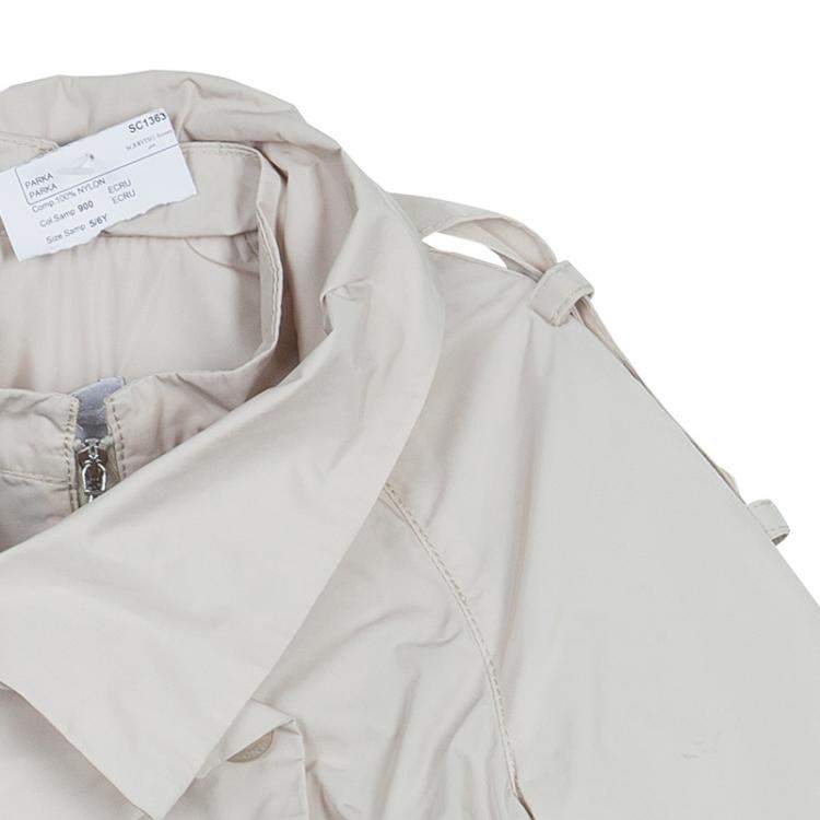 Pre Owned Scervino Street Girls Beige Trench Coat 6 Yrs 
