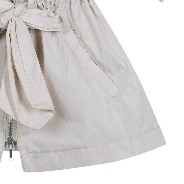 Pre Owned Scervino Street Girls Beige Trench Coat 6 Yrs 