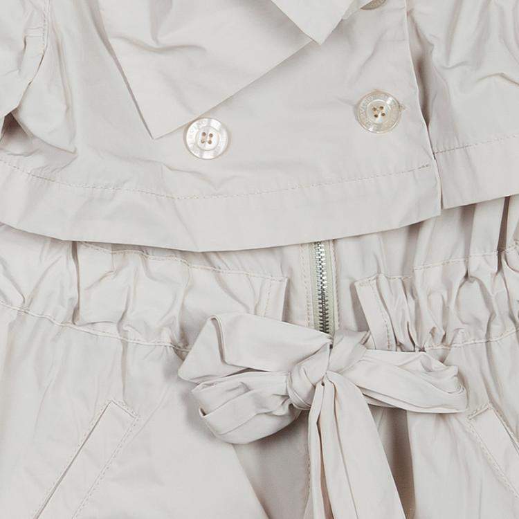 Pre Owned Scervino Street Girls Beige Trench Coat 6 Yrs 