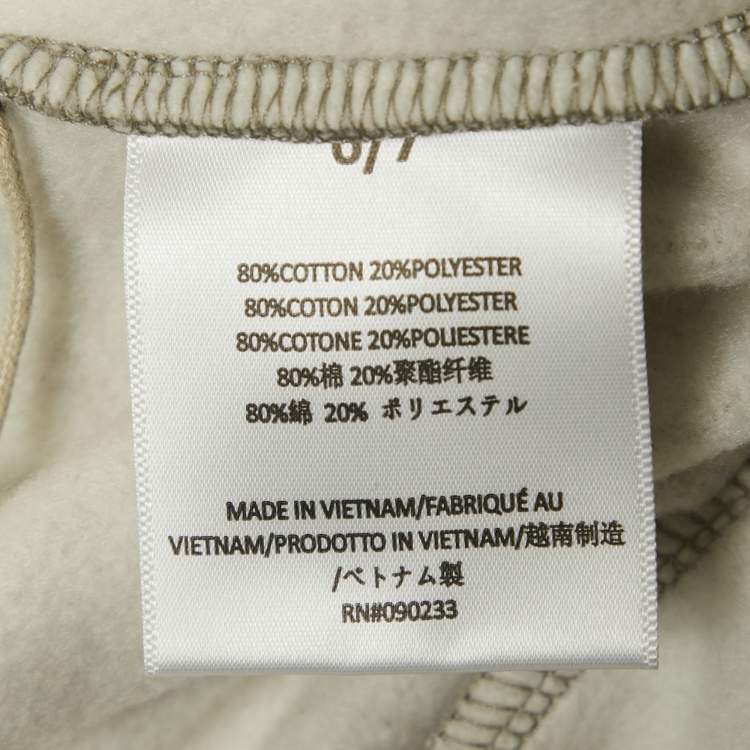 Pre Owned شورت قطني فير أوف جود رمادي مطرز بالشعار 6-7 سنوات