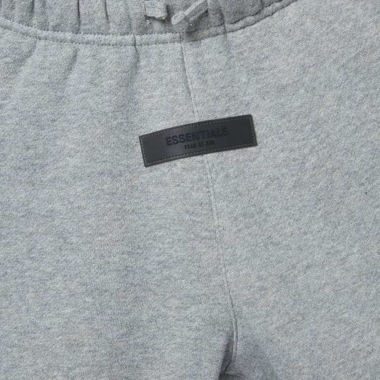 Pre Owned شورت قطني فير أوف جود رمادي مطرز بالشعار 6-7 سنوات