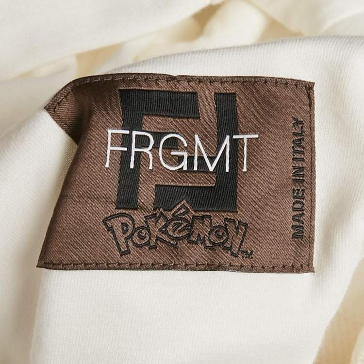 Pre Owned Fendi x FRGMT x Pokémon White Printed Cotton Hoodie 12 Yrs 