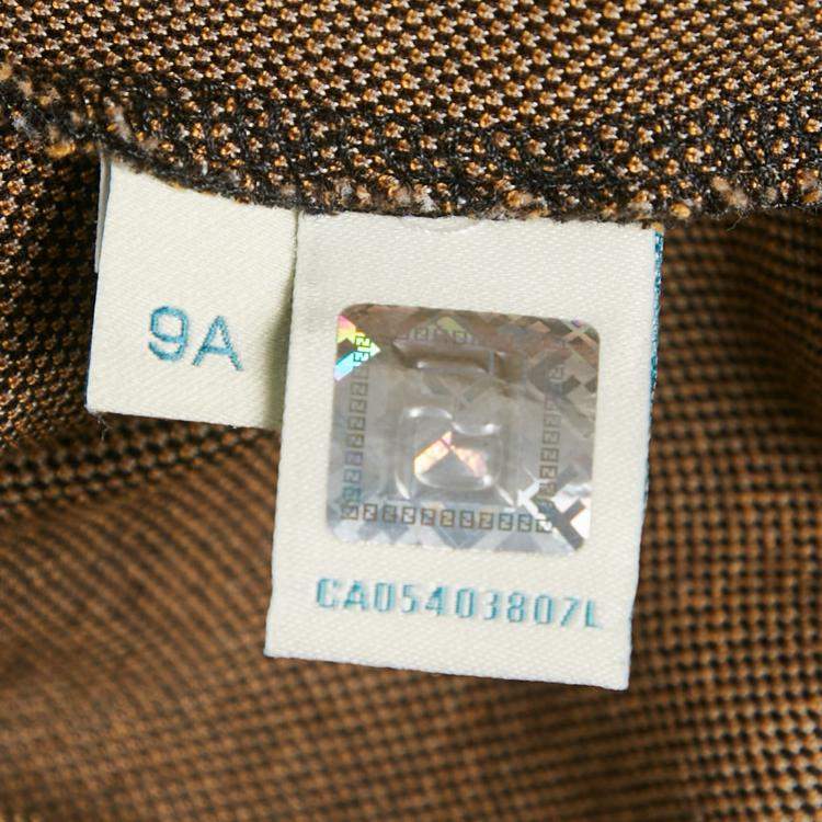 Pre Owned Fendi Kids Black Zucca Side Band Trim Jersey Joggers 9 Yrs 