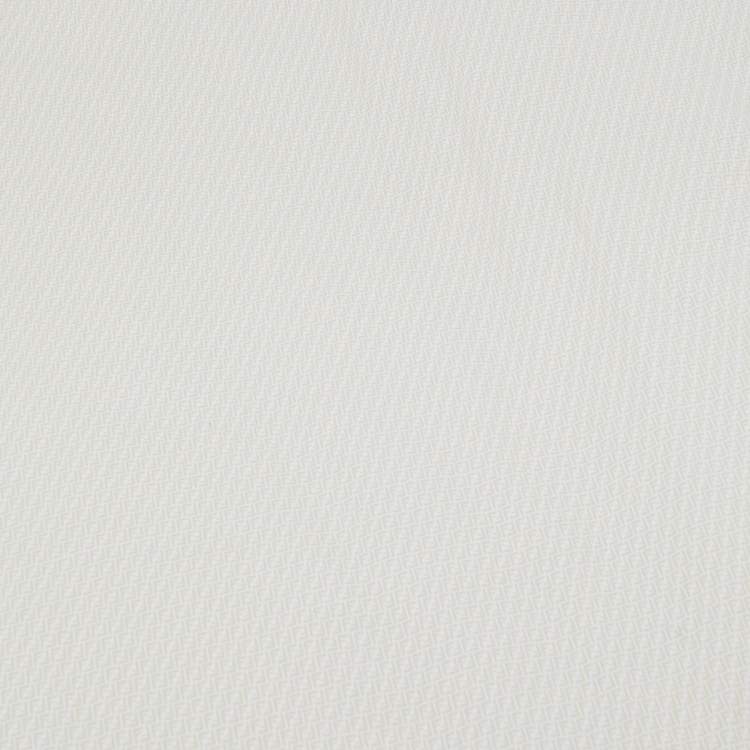 Pre Owned Fendi Kids Cream/White FF Logo Cotton Baby Sleeping Bag