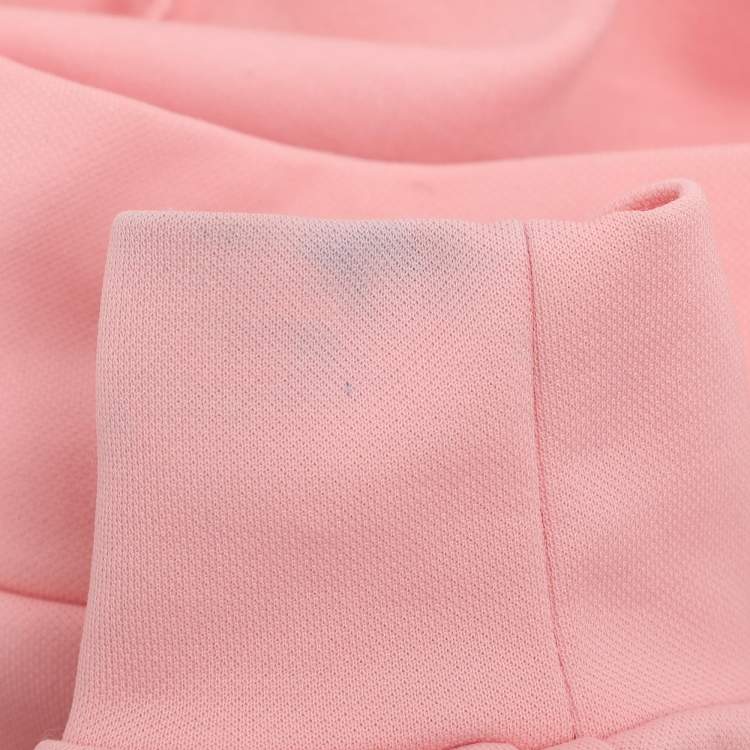 Pre Owned Fendi Kids Pink Jersey Track Tracksuit 8 Yrs