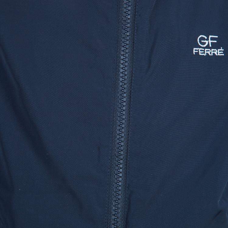 Pre Owned GF Ferre Dark Blue Rain Jacket 8 Yrs