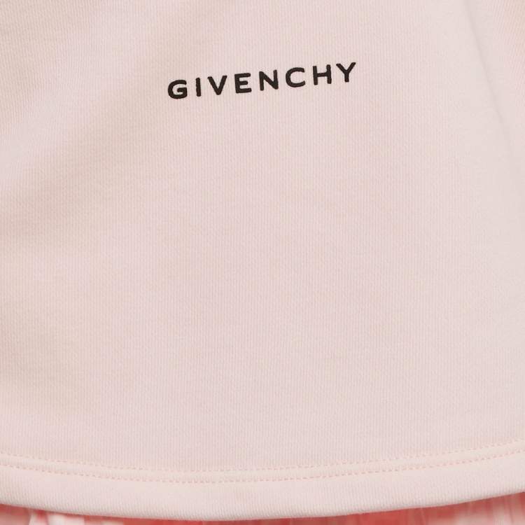 Pre Owned Givenchy Kids Pink Monogram Cotton Dress 9M