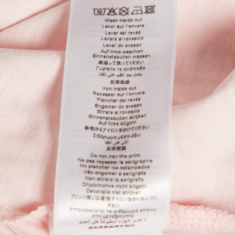 Pre Owned Givenchy Kids Pink Monogram Cotton Dress 9M