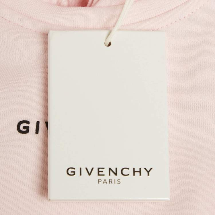 Pre Owned Givenchy Kids Pink Monogram Cotton Dress 9M