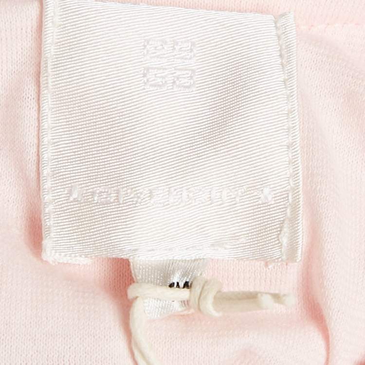 Pre Owned Givenchy Kids Pink Monogram Cotton Dress 9M