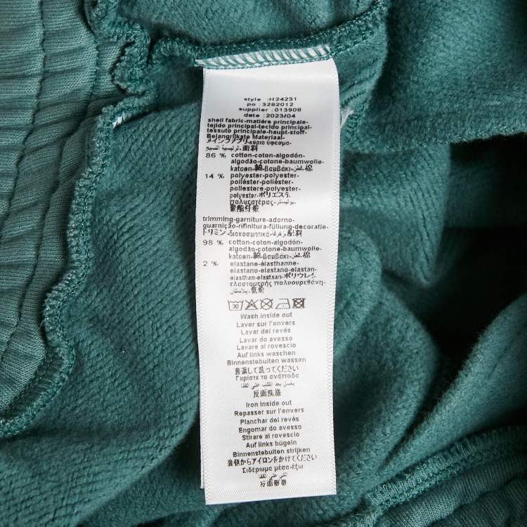 Pre Owned Givenchy Kids Greyish Green Fleece 4G Jogger 12+ Yrs