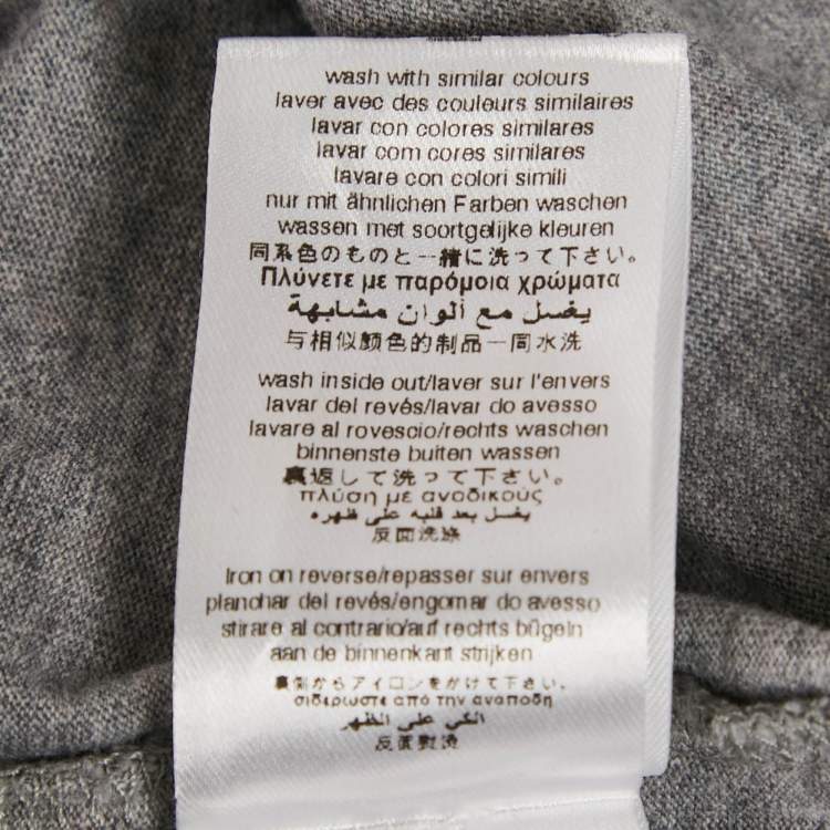 Pre Owned Givenchy Kids Grey Logo Print Jersey T-Shirt 12+ Yrs