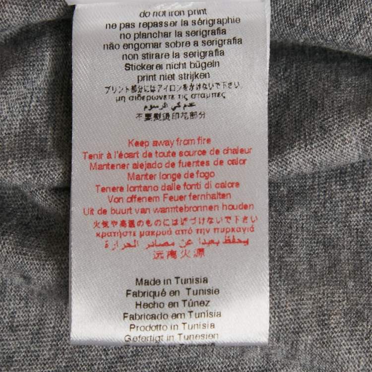 Pre Owned Givenchy Kids Grey Logo Print Jersey T-Shirt 12+ Yrs