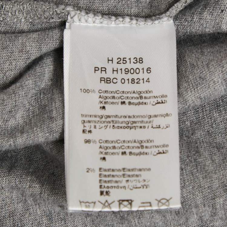 Pre Owned Givenchy Kids Grey Logo Print Jersey T-Shirt 12+ Yrs