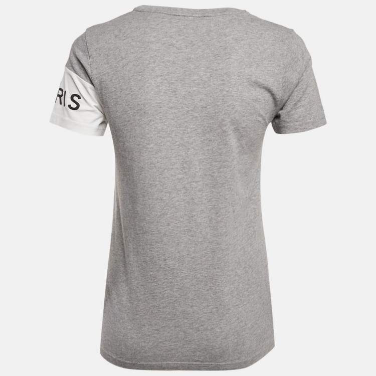 Pre Owned Givenchy Kids Grey Logo Print Jersey T-Shirt 12+ Yrs