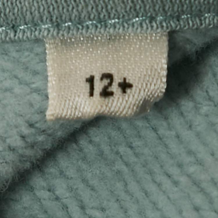 Pre Owned Givenchy Kids Blue Logo Embroidered Hoodie 12+ Yrs