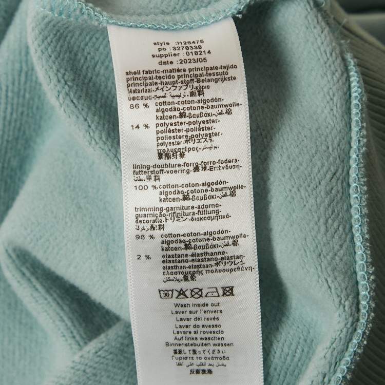 Pre Owned Givenchy Kids Blue Logo Embroidered Hoodie 12+ Yrs