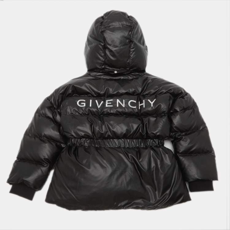 Pre Owned Givenchy Black Synthetic Puffer Down Jacket 8Yrs