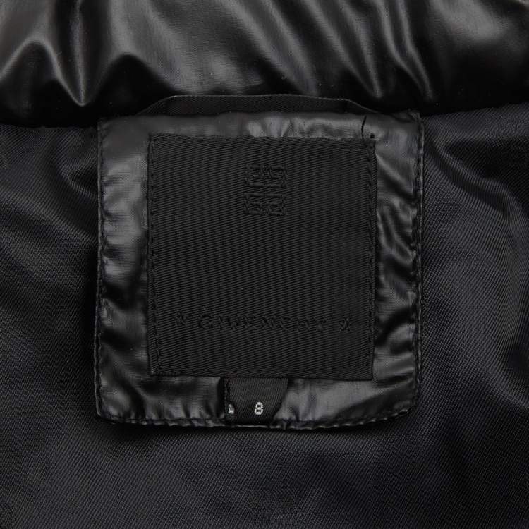 Pre Owned Givenchy Black Synthetic Puffer Down Jacket 8Yrs
