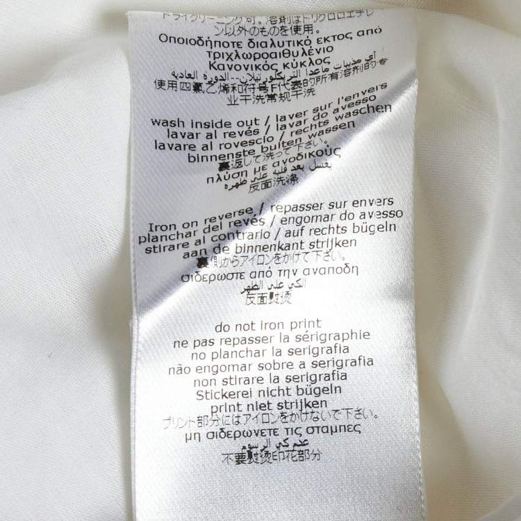 Pre Owned Givenchy Kids White Cotton Ruffled Trim Dress 8 Yrs