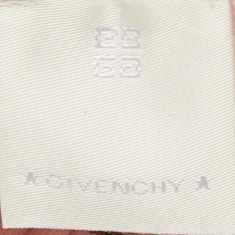 Pre Owned Givenchy Pink Logo Print Cotton Zip-Up Hooded Jacket 8 Yrs